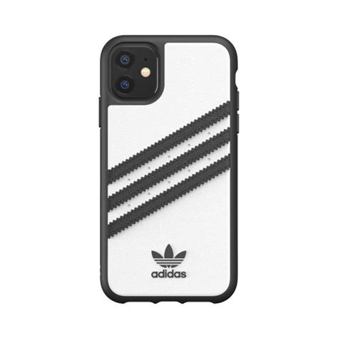 adidas hülle iphone 11 weiß|Adidas Apple iPhone 11 Backcover Leder Weiß/Schwarz.